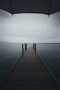 brown wooden dock thumbnail