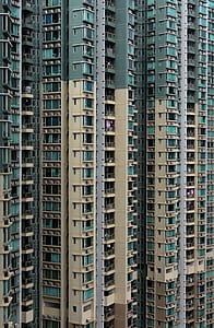 high angle photo of green and beige concrete structures thumbnail