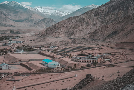 aerial view photography of brown mountain during daytime thumbnail
