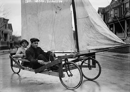 man on wooden car thumbnail
