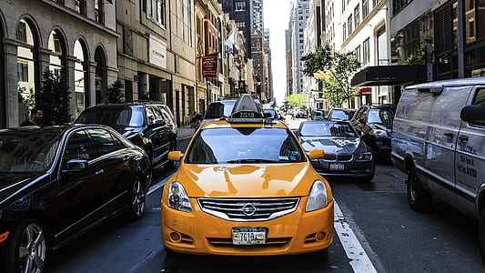 yellow Cadillac cab thumbnail