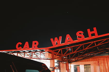car wash signage on roof thumbnail