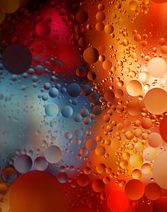 macro, artistic, color, reflection, creative, oil thumbnail