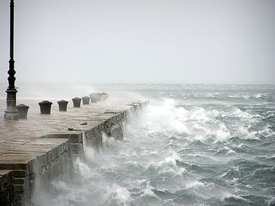 brown concrete bridge and ocean thumbnail
