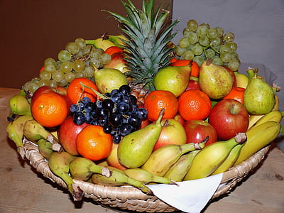 basket of fruits on brown surface thumbnail