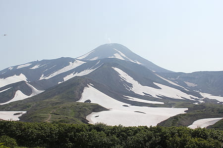 snow, landscape, mountains, nature thumbnail