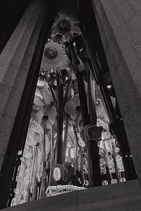 Sagrada Familia - the cathedral designed by Gaudi, Barcelona, Spain thumbnail