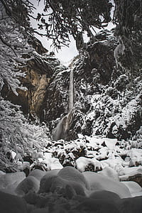 snow covered waterfalls thumbnail