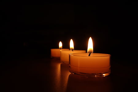 candles, candlelight, light, wax, candlestick, wick thumbnail