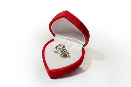 silver-colored clera gemstone ring thumbnail