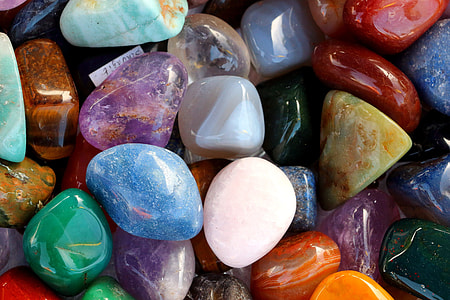 closed up photo of multicolored pebbles thumbnail