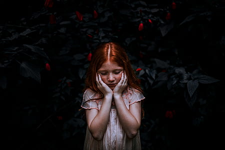 person, hands, woman, dark thumbnail
