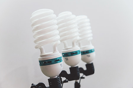 turned-off three CFL bubls thumbnail