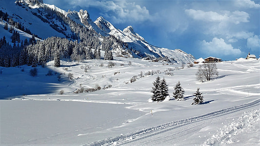 landscape photography of white mountain thumbnail