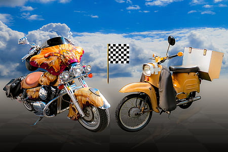 cruiser motorcycle and motor scooter thumbnail