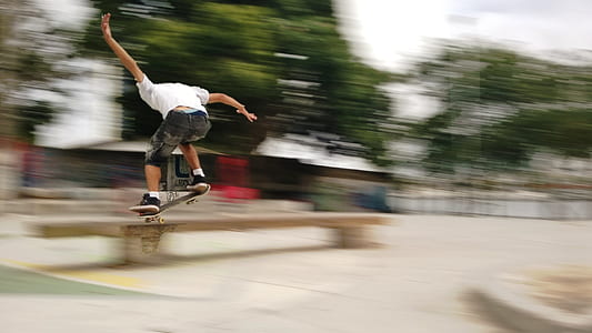 person skateboarding outdoors thumbnail