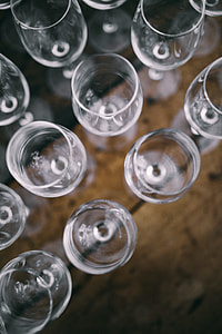Empty wine glasses thumbnail