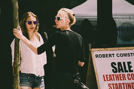 Two Women Wearing Sunglasses thumbnail