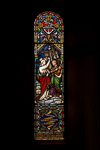 station of the cross stained glass thumbnail