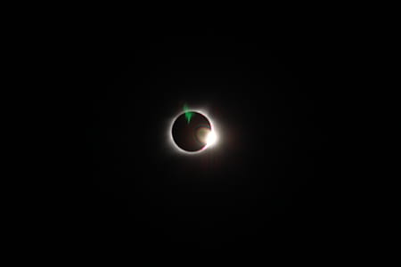 low angle view photography of lunar eclipsed thumbnail