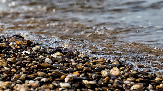 photo of stone pebbles at seashore during daytime thumbnail