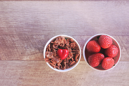 strawberry fruits on white cups thumbnail