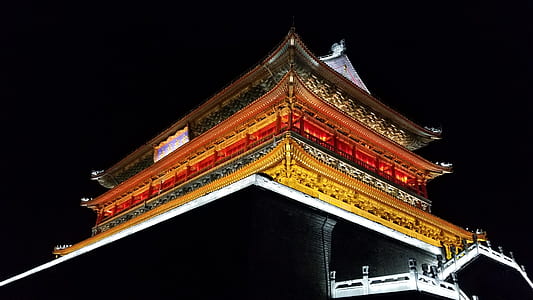 brown, red, and beige pagoda thumbnail