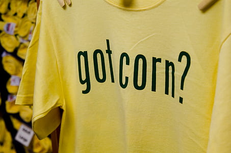 yellow got corn?-printed shirt thumbnail