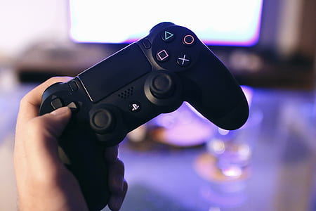 playing, sony, console, controller thumbnail