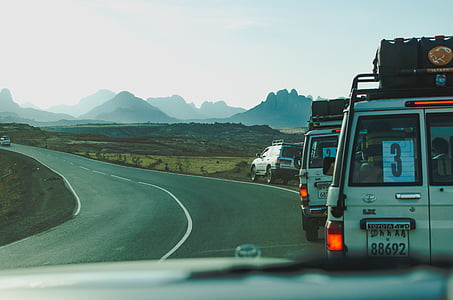 vehicles on road thumbnail