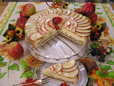 round apple cake thumbnail