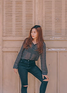 Woman Standing Near Door thumbnail