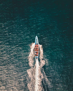 aerial photo of sailing boat thumbnail