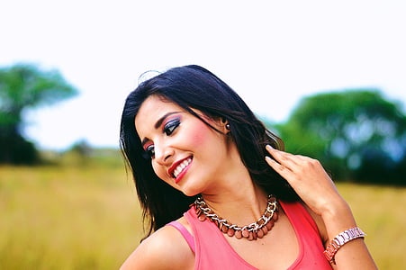 woman in red tank top at daytime thumbnail