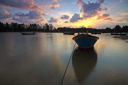 dawn, landscape, sky, sunset thumbnail