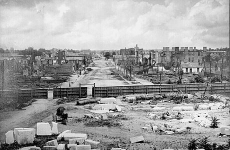 Ruins of the State House after the Civil War in Columbia, South Carolina thumbnail