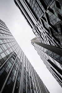 low-angle photo of high-rise buildings thumbnail