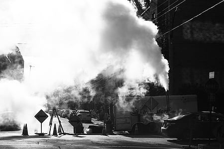grayscale photo of smoke thumbnail