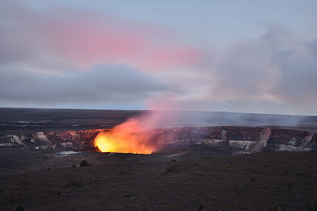 volcano photo during daytime thumbnail