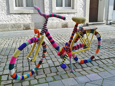 multicolored commuters bicycle thumbnail
