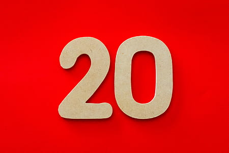 20 Number on Red Background thumbnail