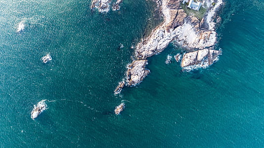 aerial photography of cliff thumbnail