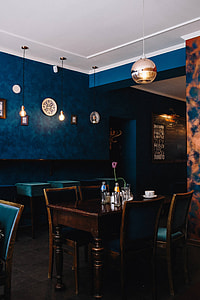 Interior of a modern restaurant thumbnail