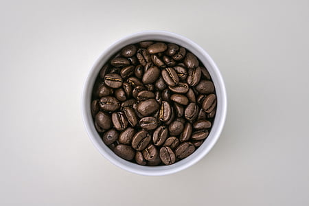 coffee bean and white ceramic bowl thumbnail