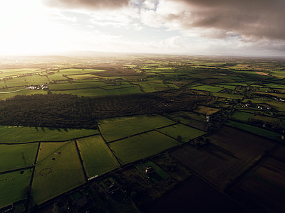aerial photograph of grass field thumbnail