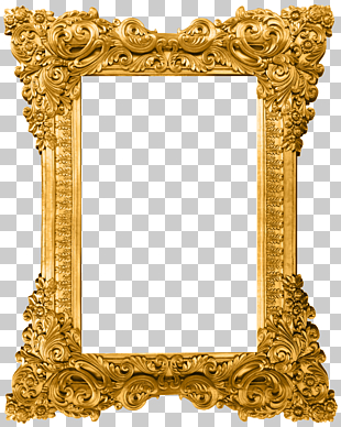Computer file, Gold pattern frame, gold ornate frame template PNG clipart