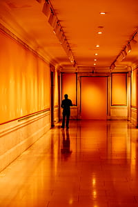 person walking inside the building thumbnail