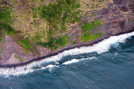 top view photo of body of water thumbnail