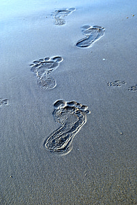 footprints on sand thumbnail
