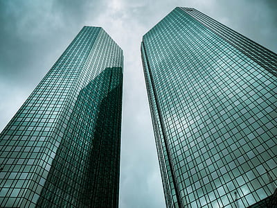 low-angle photography of high-rise buildings thumbnail